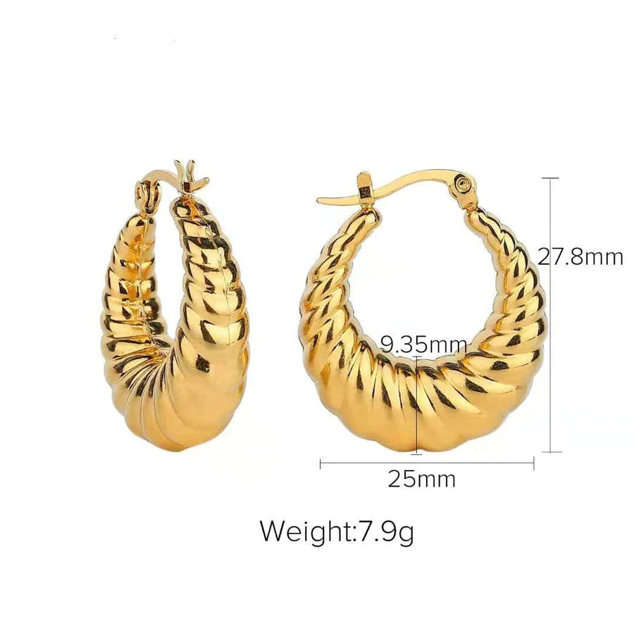 Croissant Earrings